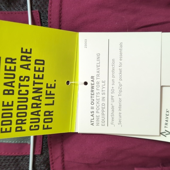 Eddie Bauer Atlas Jacket II Burgundy size 3x - Picture 4 of 7